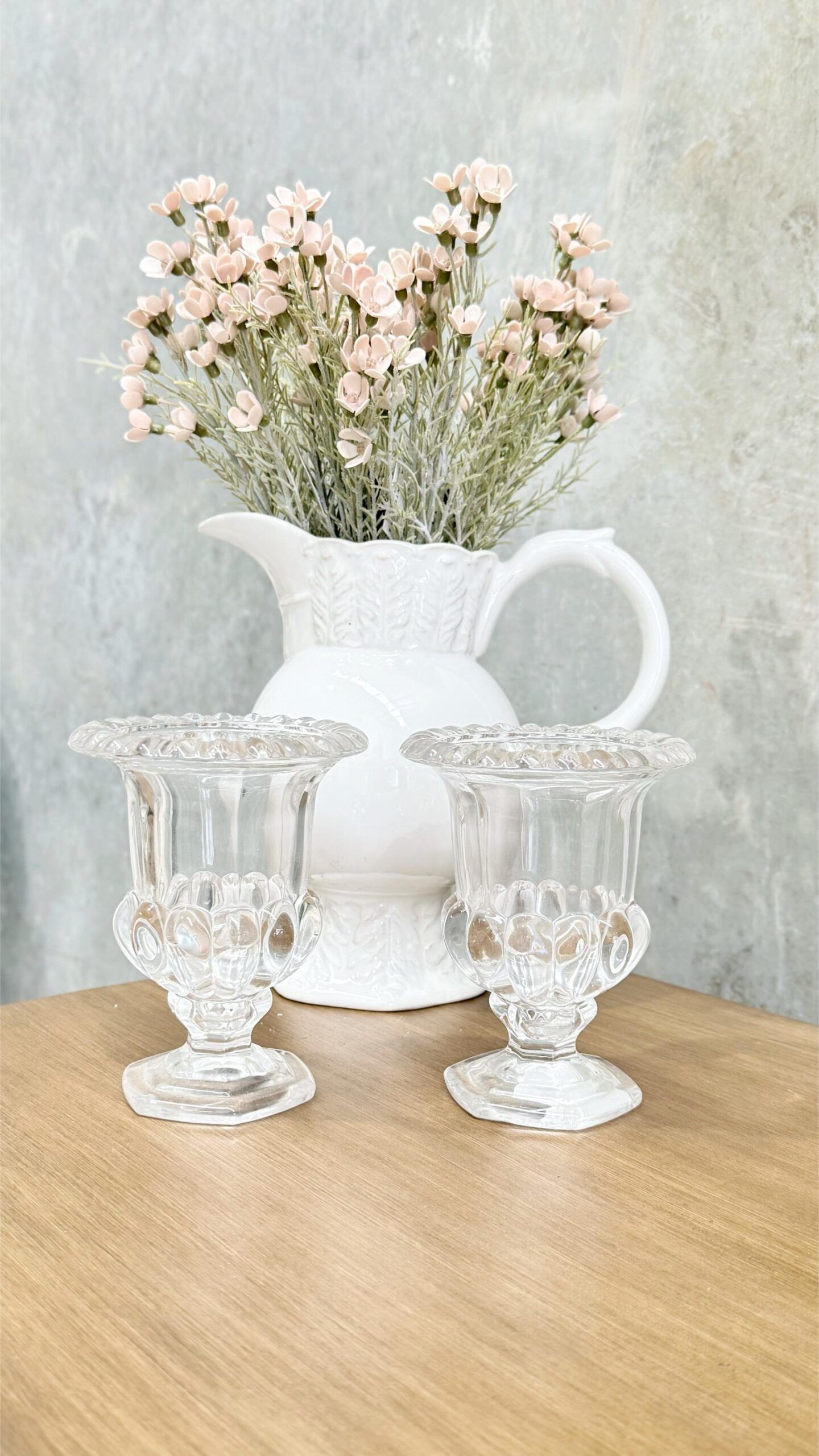 Omari Crystal Glass Vase