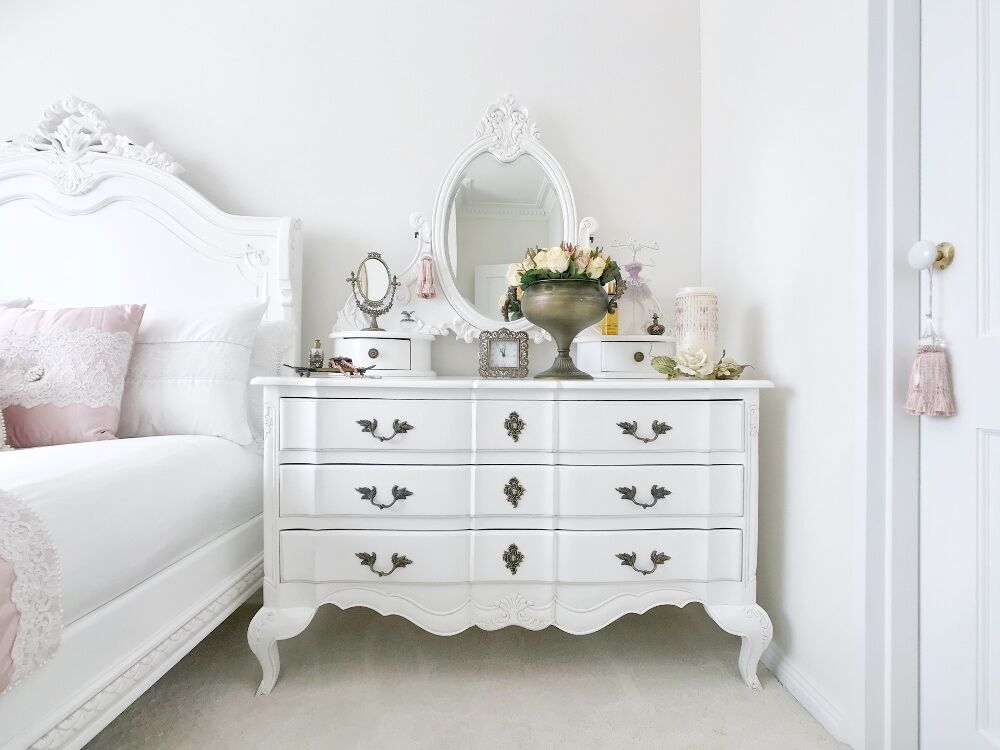 Sophistique French Country Mirror Dresser