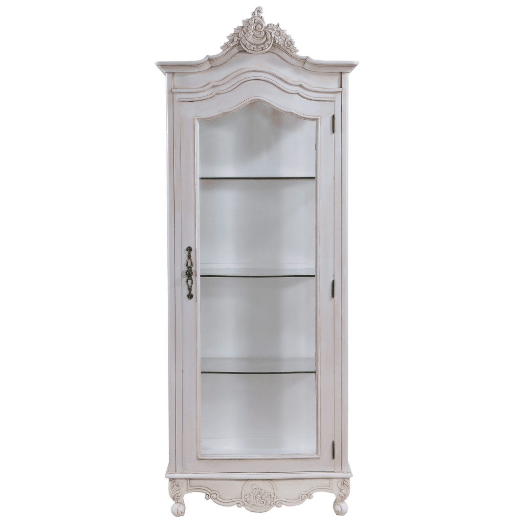 Gabriele French Provincial Single Glass Door Armoire