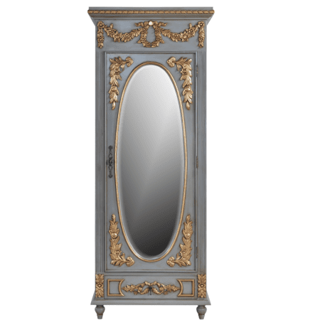 Joutel Dusky Duck Egg Blue Vintage Gold Armoire