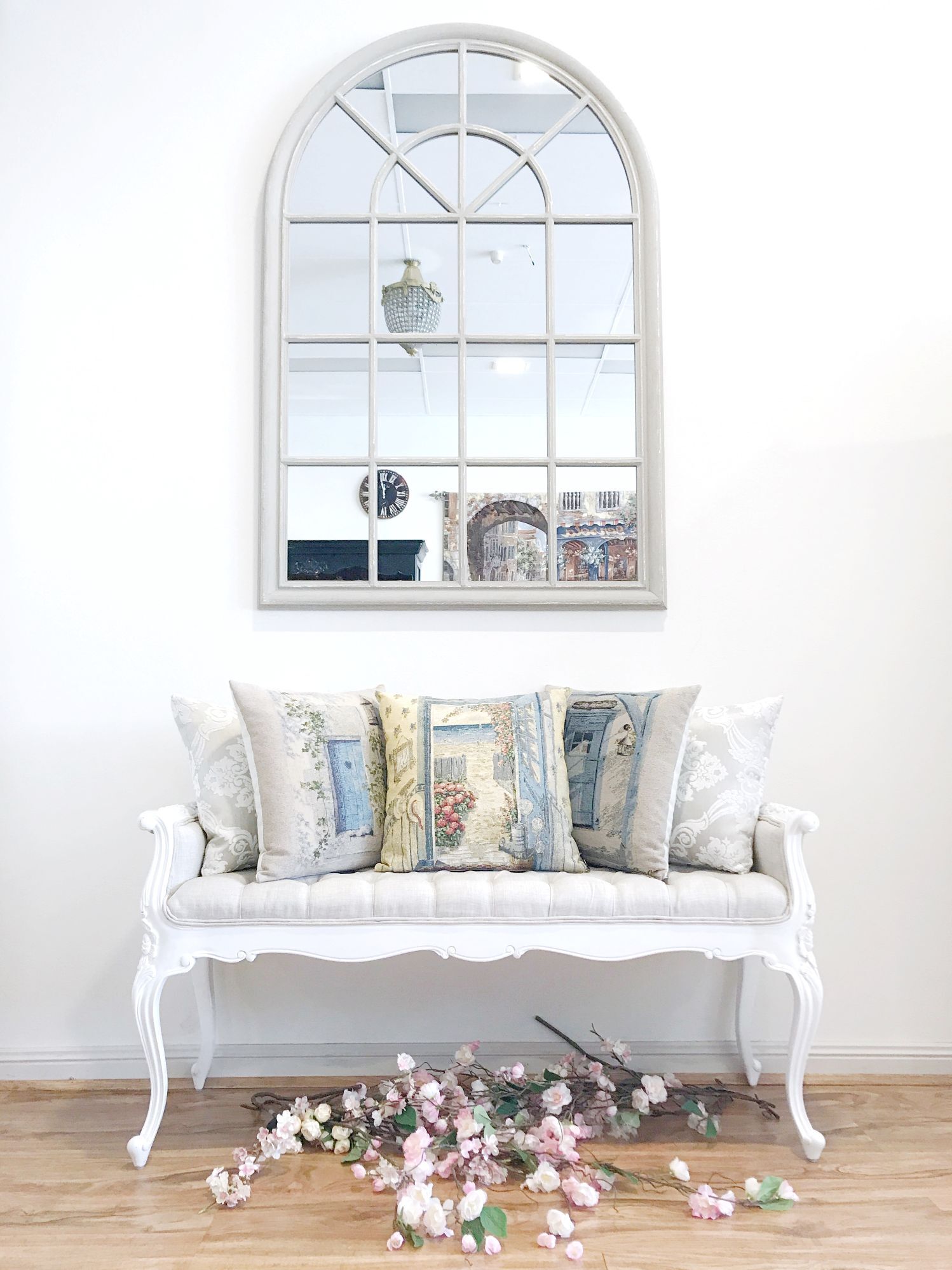 Natasha Tufted Bench