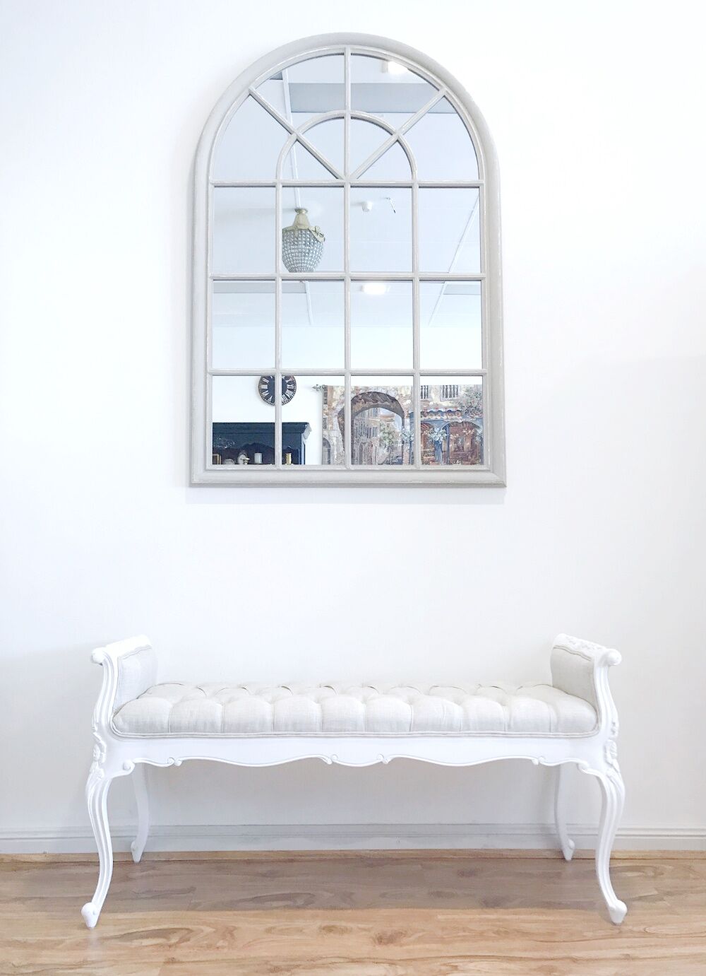 Natasha Tufted Bench - Image 2