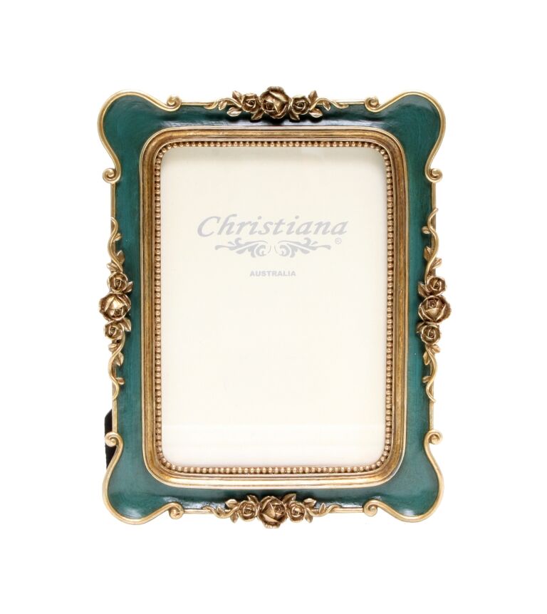 Roses Forest Green Vintage Photo Frame - Image 2