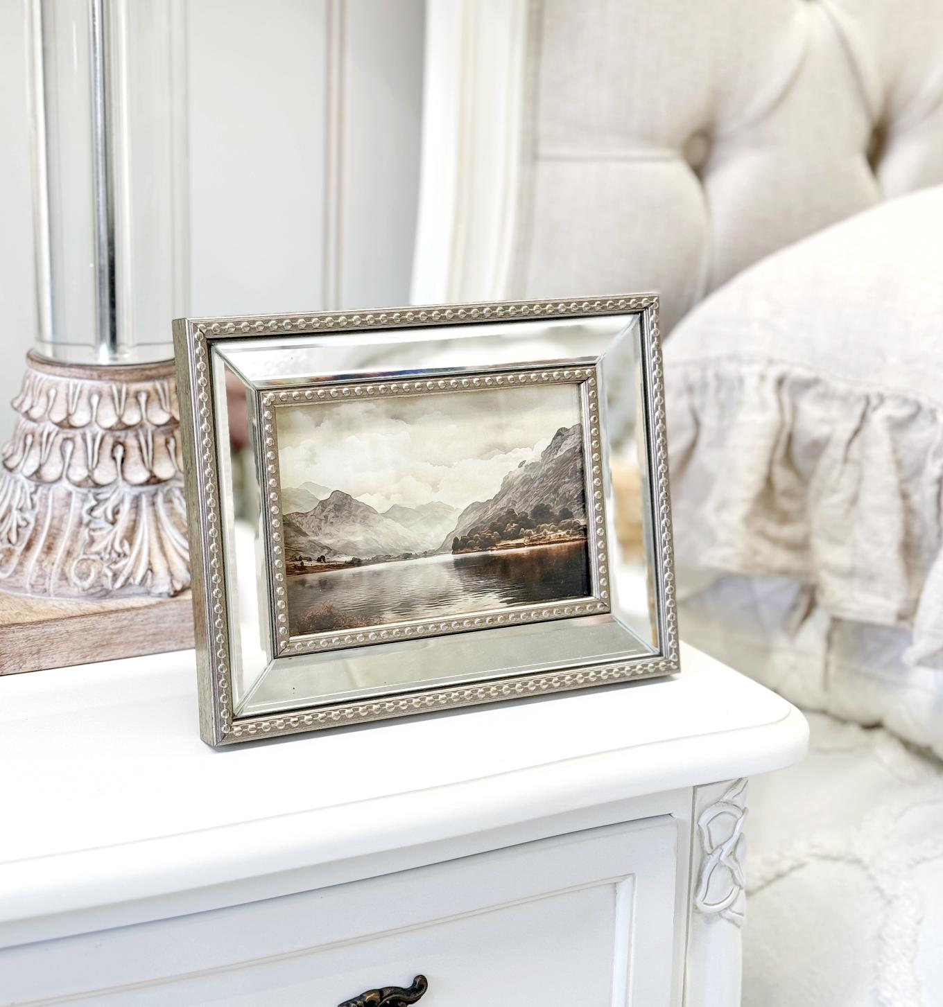 Silver Beaded Photo Frame