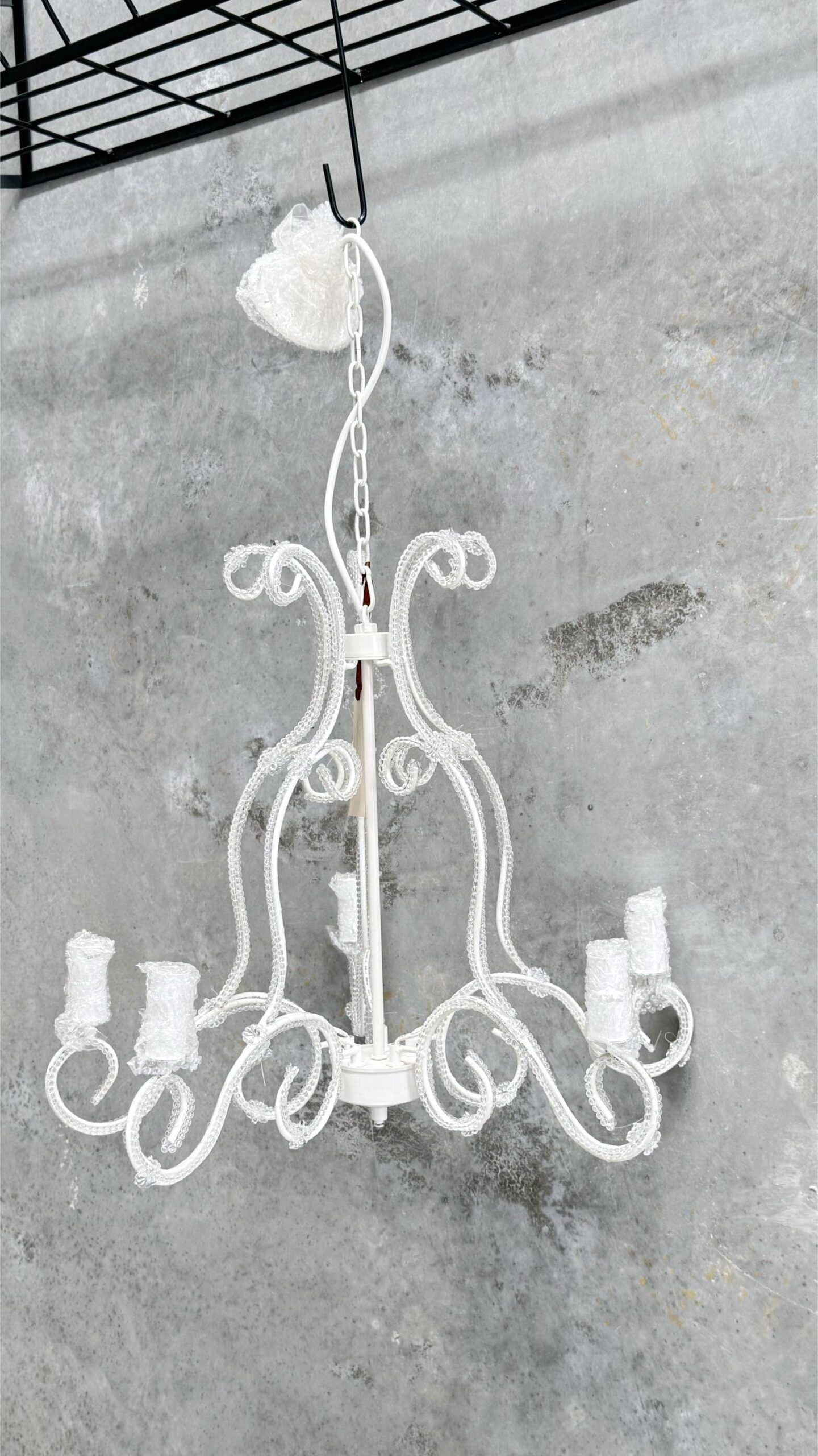 Vintage White Chandelier